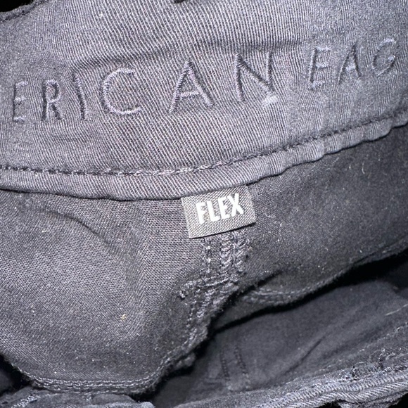 American Eagle Outfitters Men’s Black Flex Jeans 33x32 - Picture 2 of 4